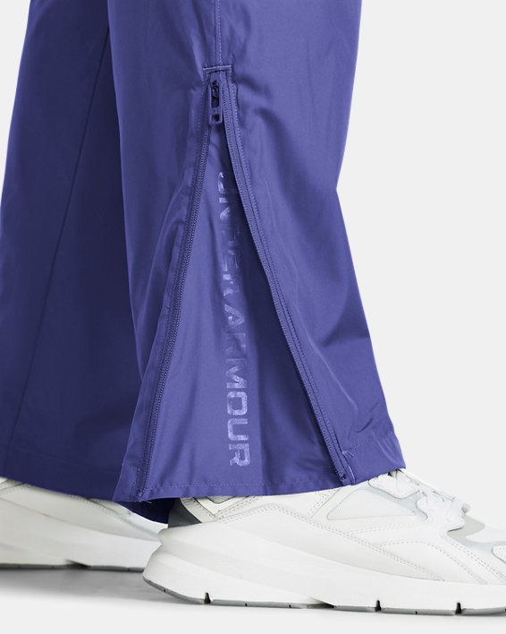 Pantalon oversize UA Vanish Elite Woven pour femme, Purple, pdpMainDesktop image number 3